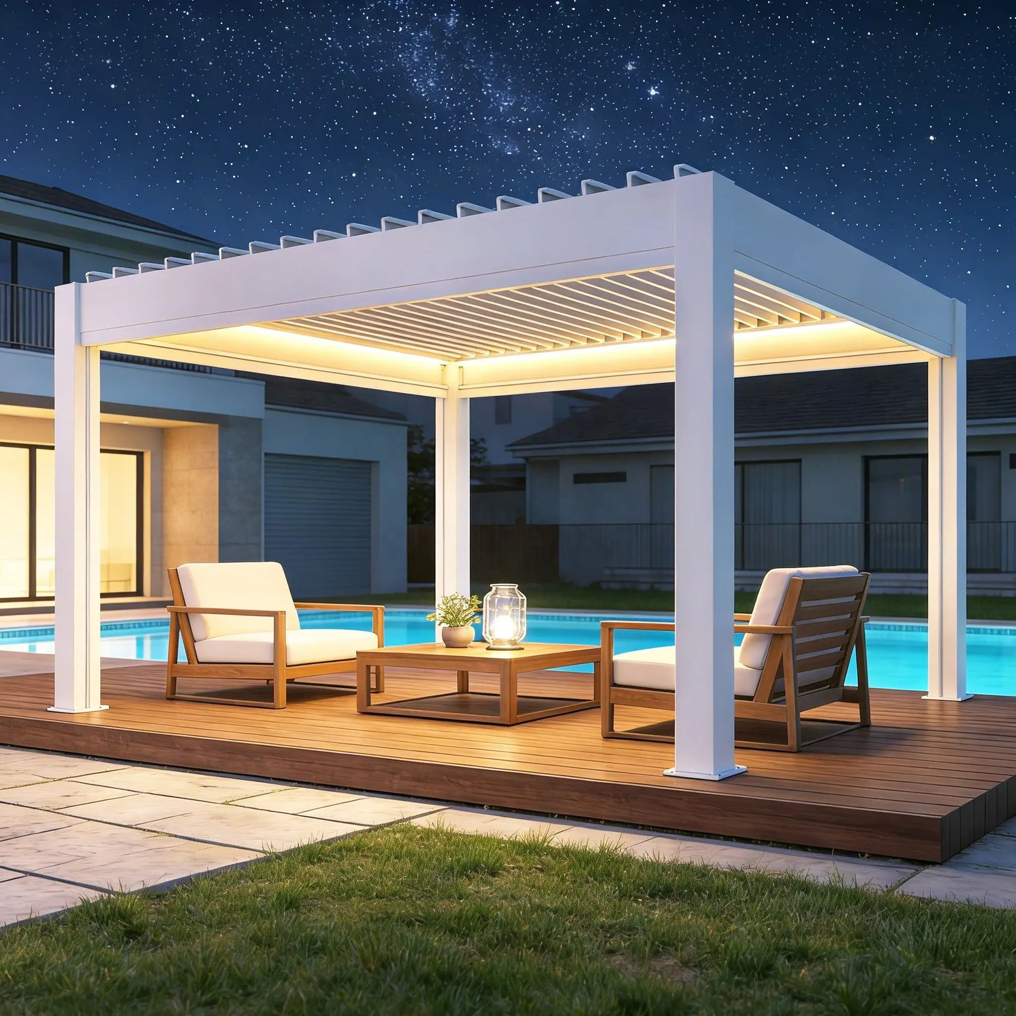 Customized Modern Style Open A - Outdoor Furniture Metal recension och pris