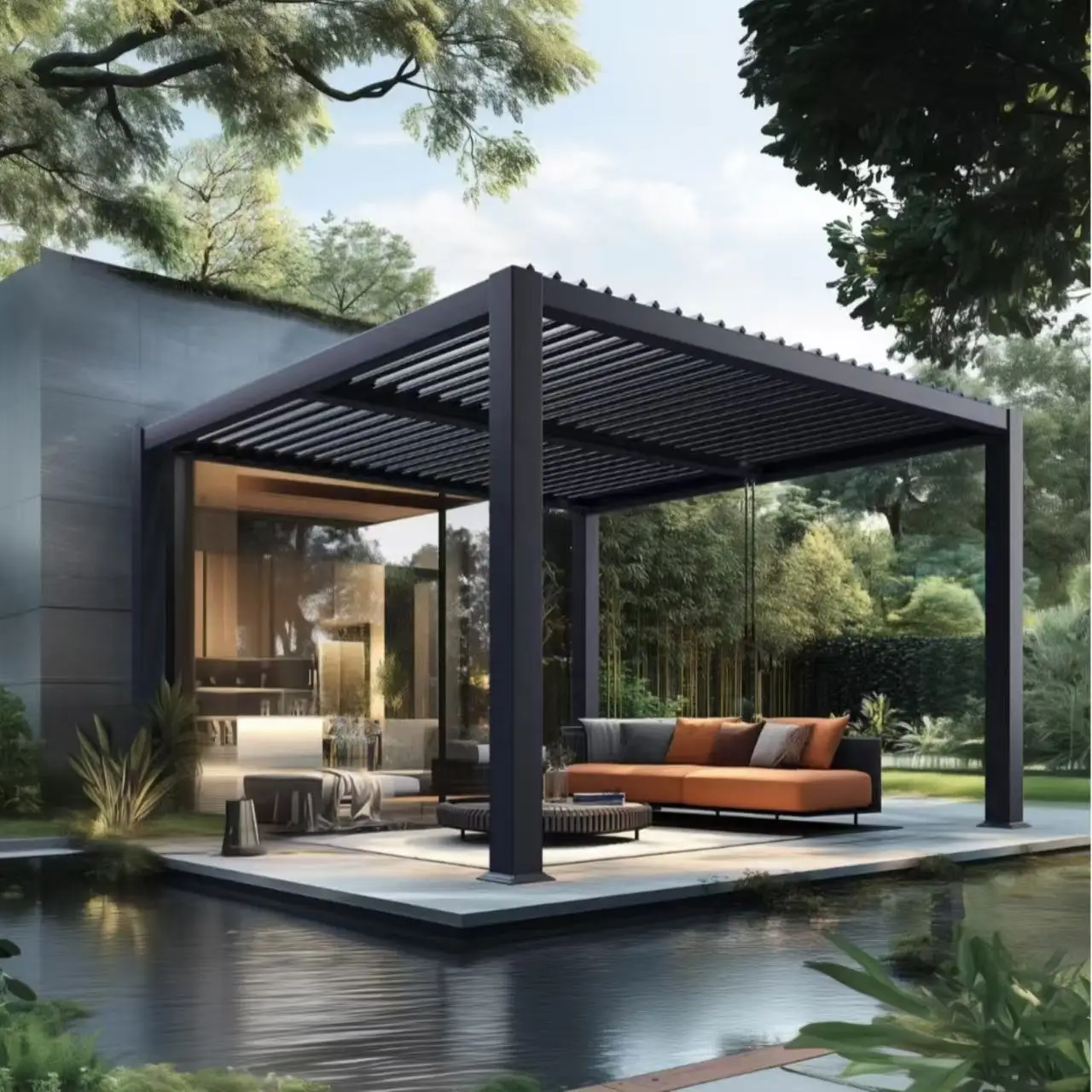 Customized Modern Style Open A - Outdoor Furniture Metal recension och pris