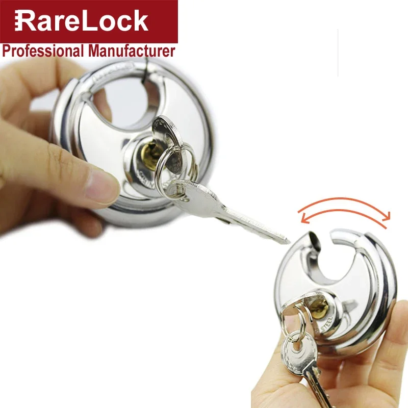 Circle Steel Padlock with 2 Ke - Outdoor Furniture Diy recension och pris