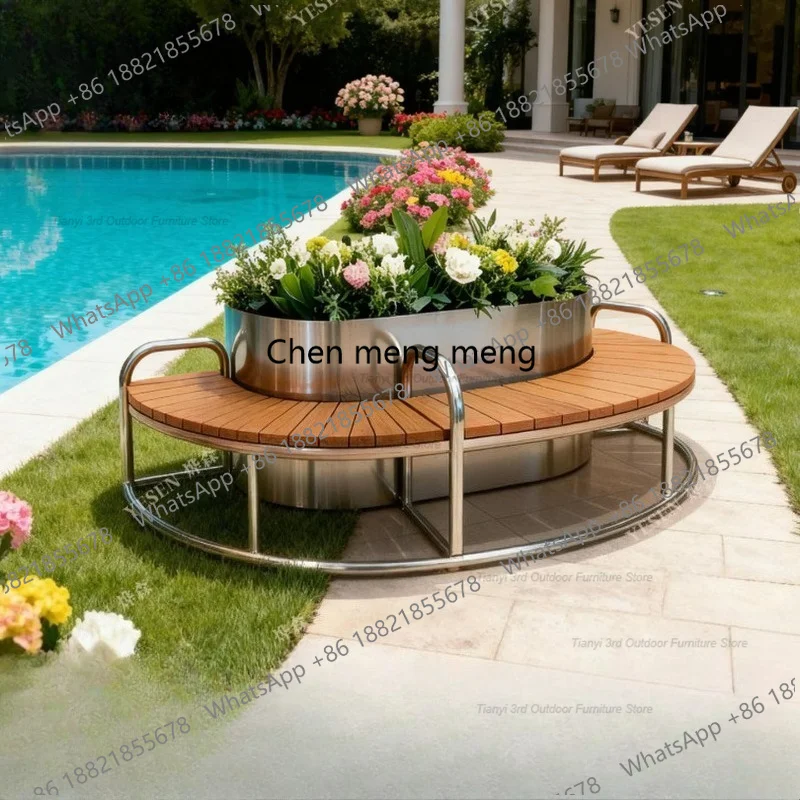 D80 Stainless Steel Flower Box - Outdoor Furniture Metal Chairs recension och pris