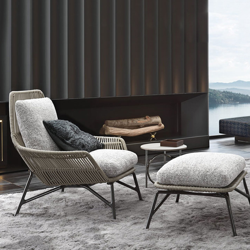 rope design metal frame waterp - Outdoor Furniture Metal Chairs recension och pris