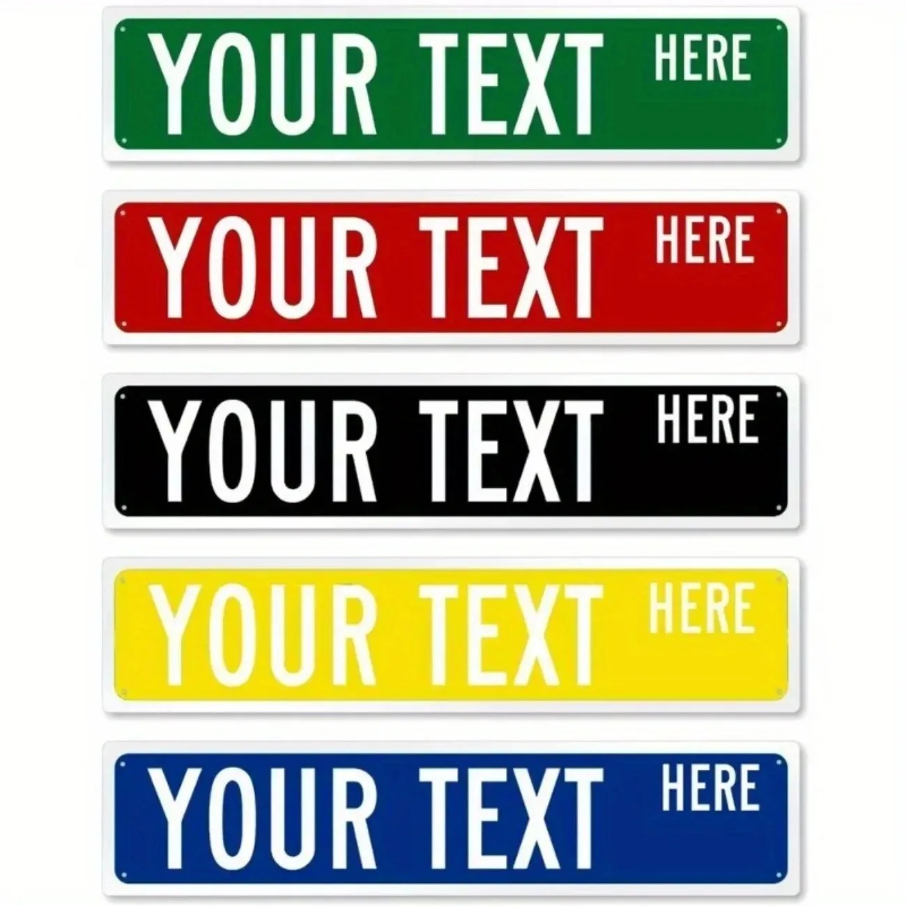 Customizable Rustic Metal Sign - Outdoor Furniture Metal recension och pris