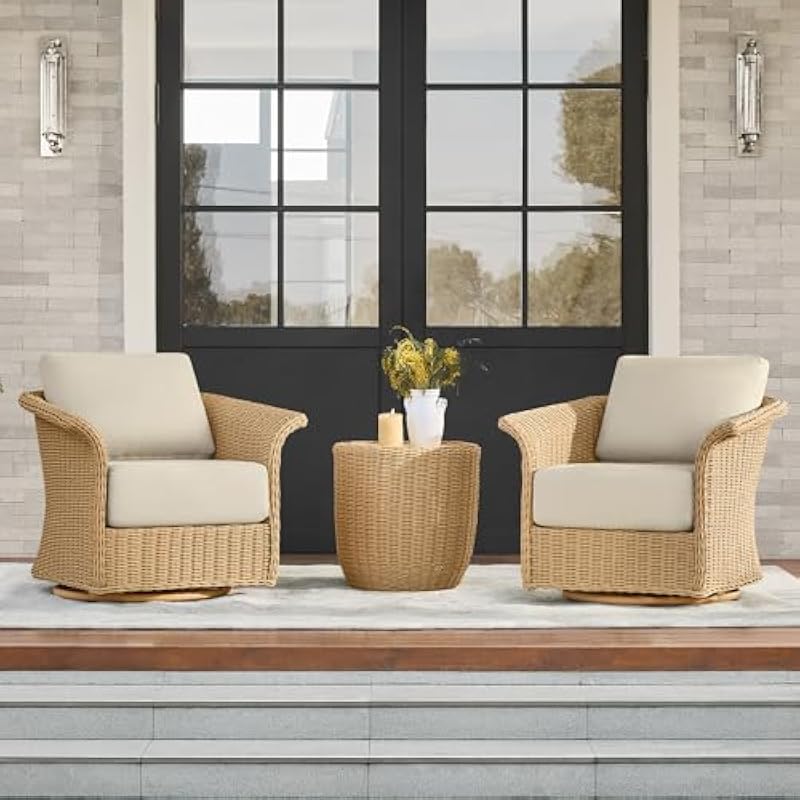3-Piece Outdoor Bistro Set Fea - Outdoor Furniture Metal Chairs recension och pris