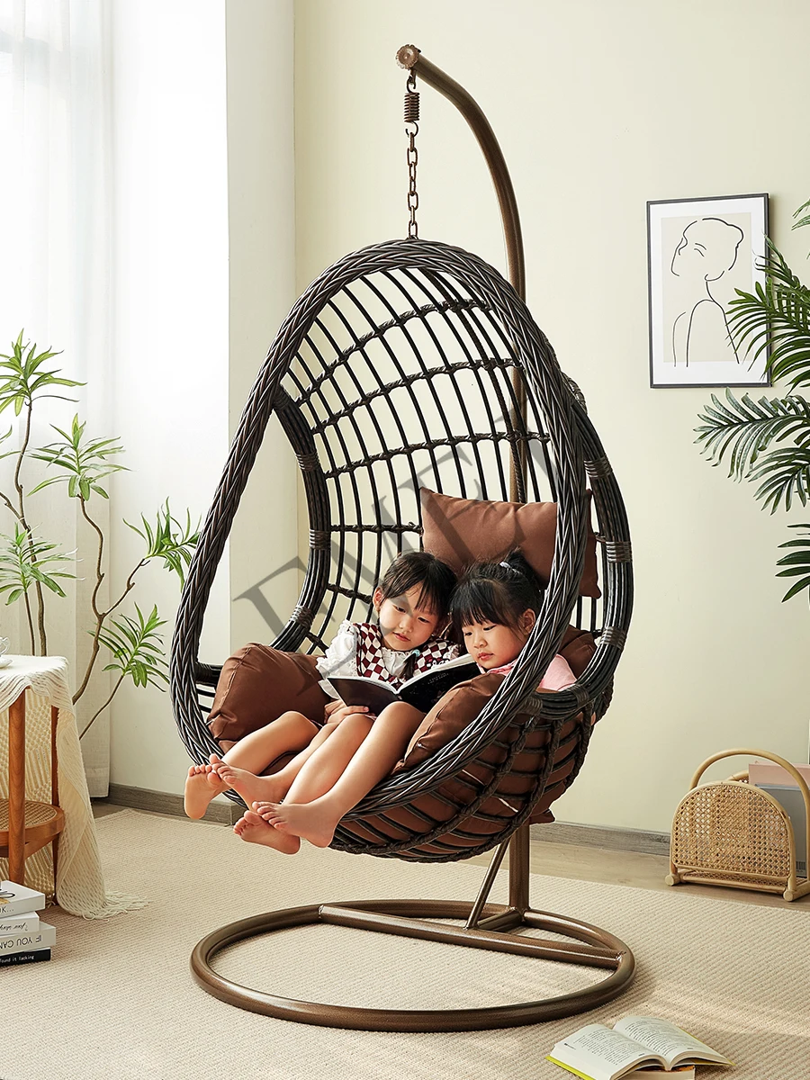 Hanging Basket Rattan Chair Sw - Outdoor Furniture Metal Chairs recension och pris