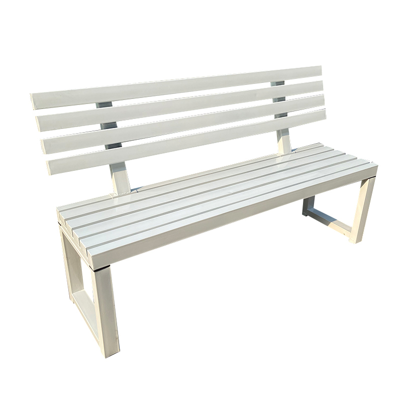Internet celebrity White bench - Outdoor Furniture Metal Chairs recension och pris