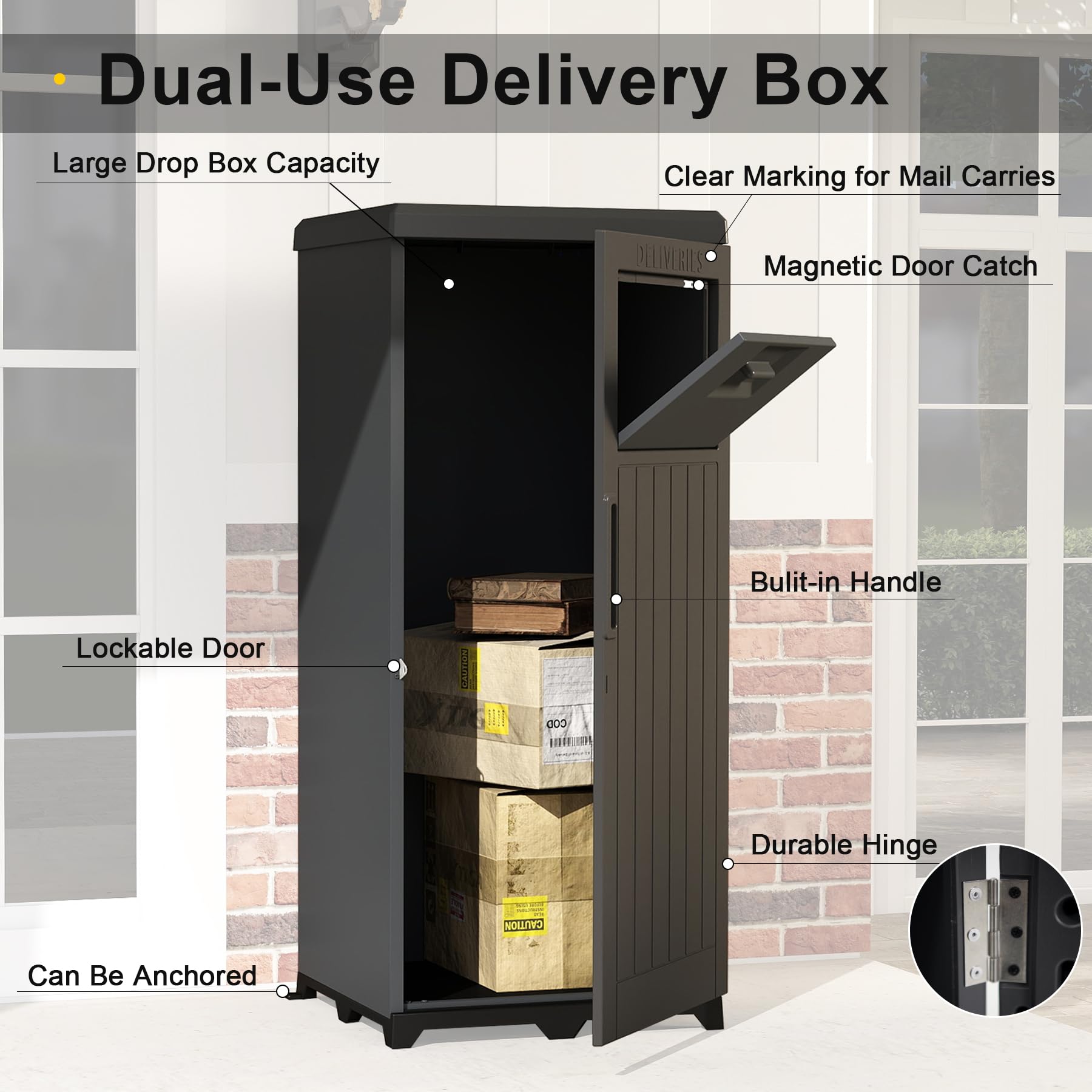 Outdoor Large Parcel Delivery  - Outdoor Furniture Metal recension och pris