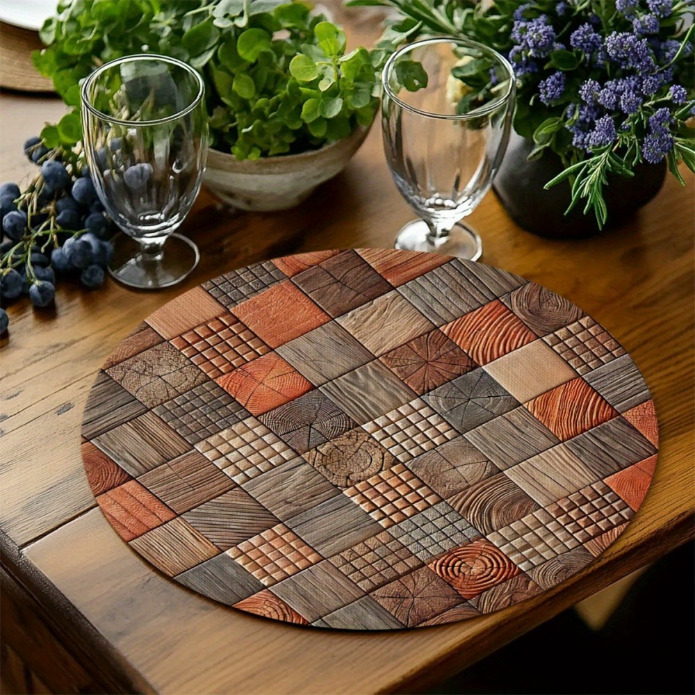 VIKAMA Round Placemat 4-Piece  - Outdoor Furniture Wood recension och pris