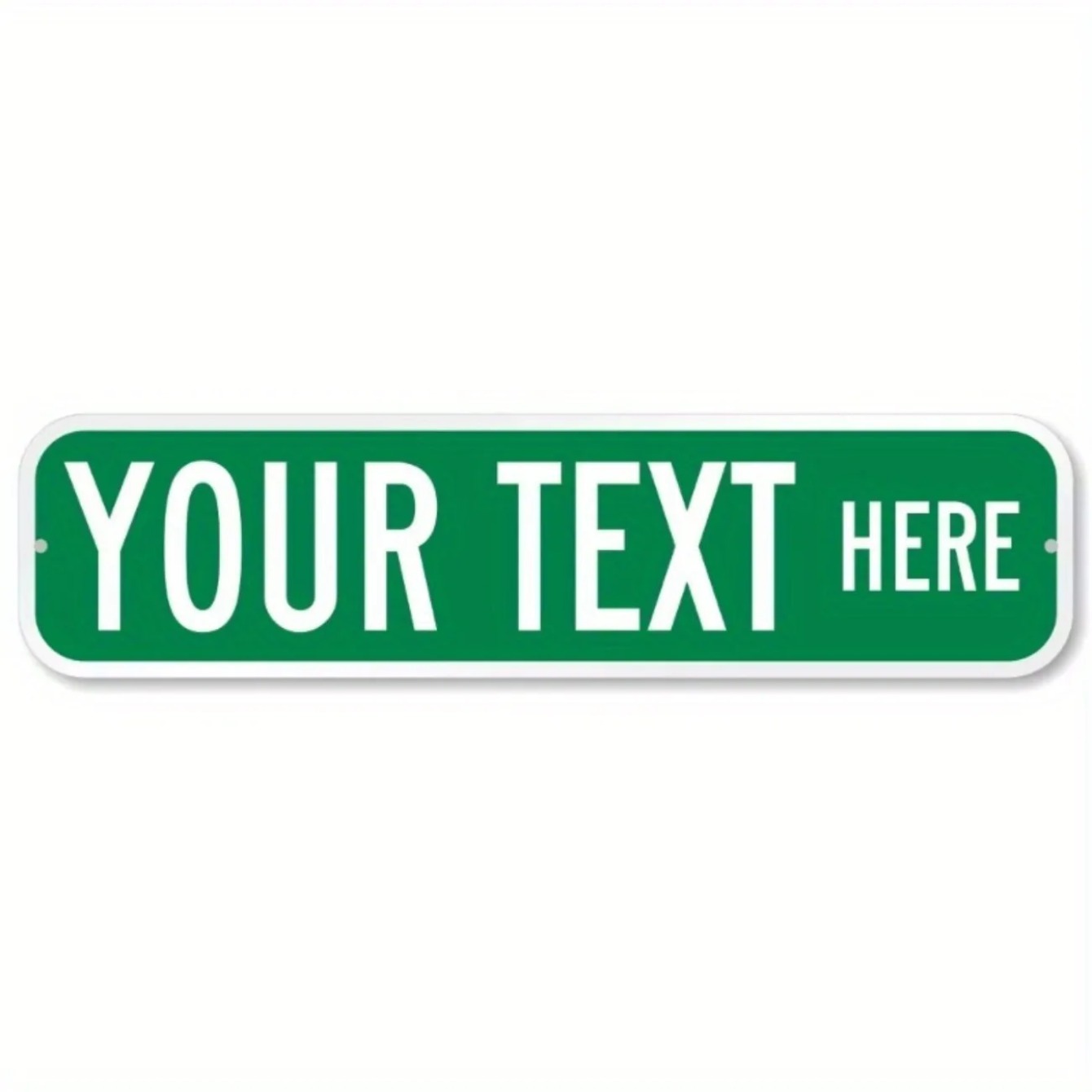 Personalized Green Street Sign - Outdoor Furniture Metal recension och pris