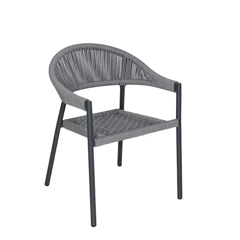 Rattan Dining Chair with Armre - Outdoor Furniture Metal Chairs recension och pris