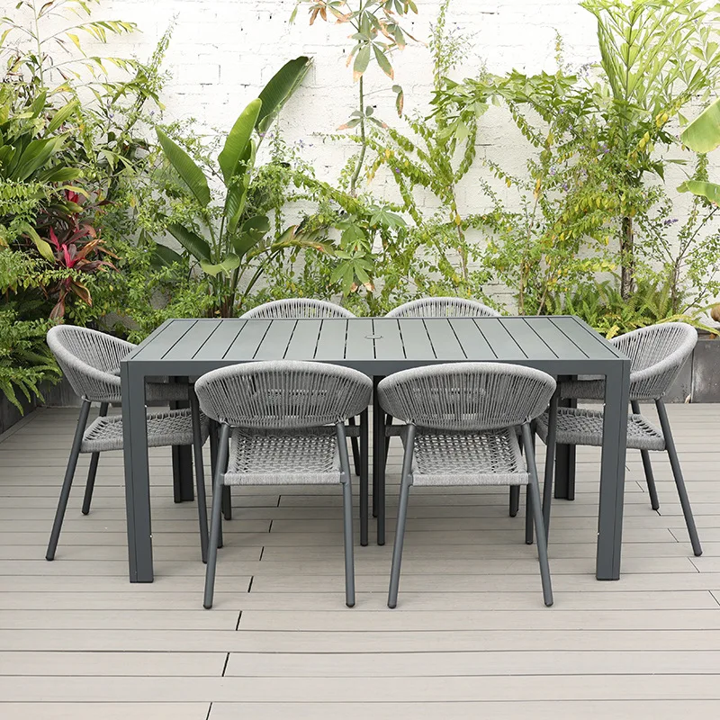Rattan Dining Chair with Armre - Outdoor Furniture Metal Chairs recension och pris